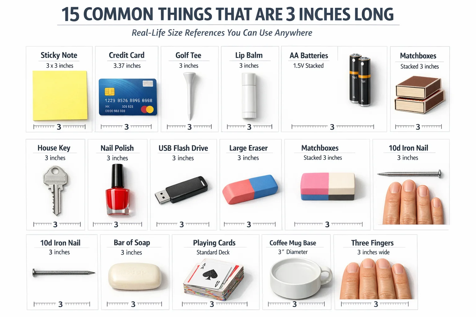 Things That Are 3 Inches Long