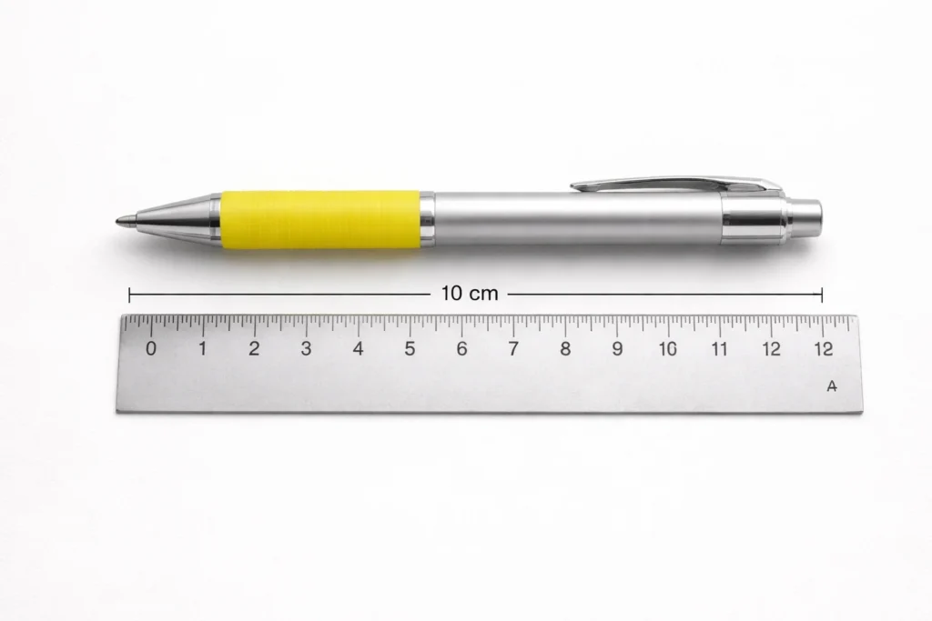 ballpoint pen grip section 10 cm BIC Papermate length