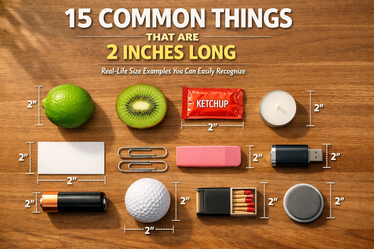 15 Everyday Things That Are 2 Inches Long (Easy Real-Life Size Examples)