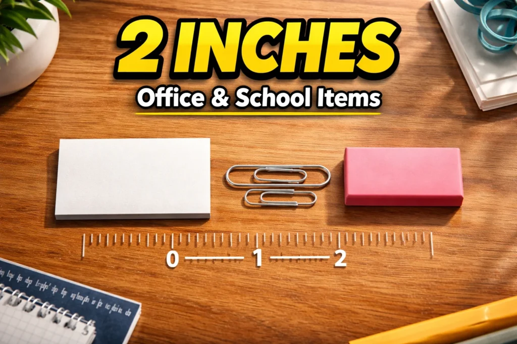 Office and School Supplies That Measure 2 Inches