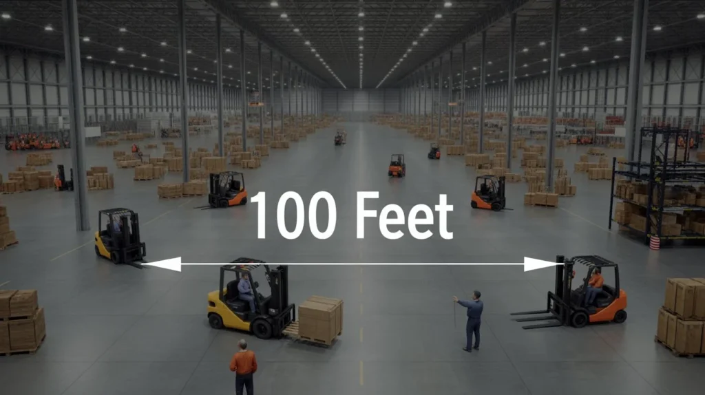 how tall is 100 feet
