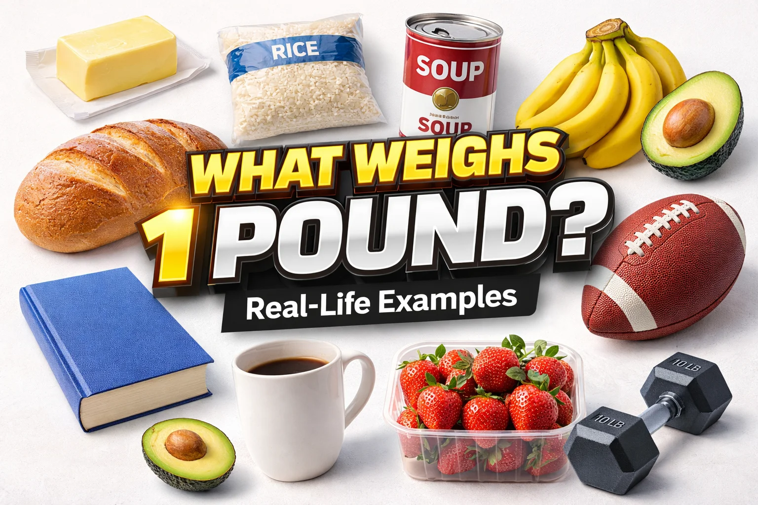 15 Common Things That Weigh 1 Pound — Real-Life Examples You Can Actually Picture