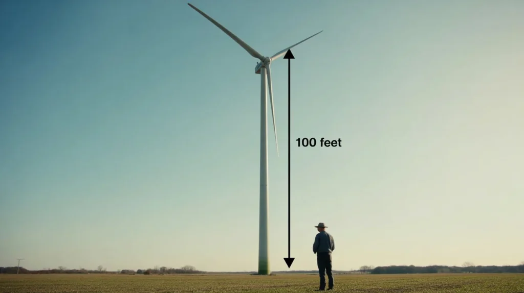 how tall is 100 feet