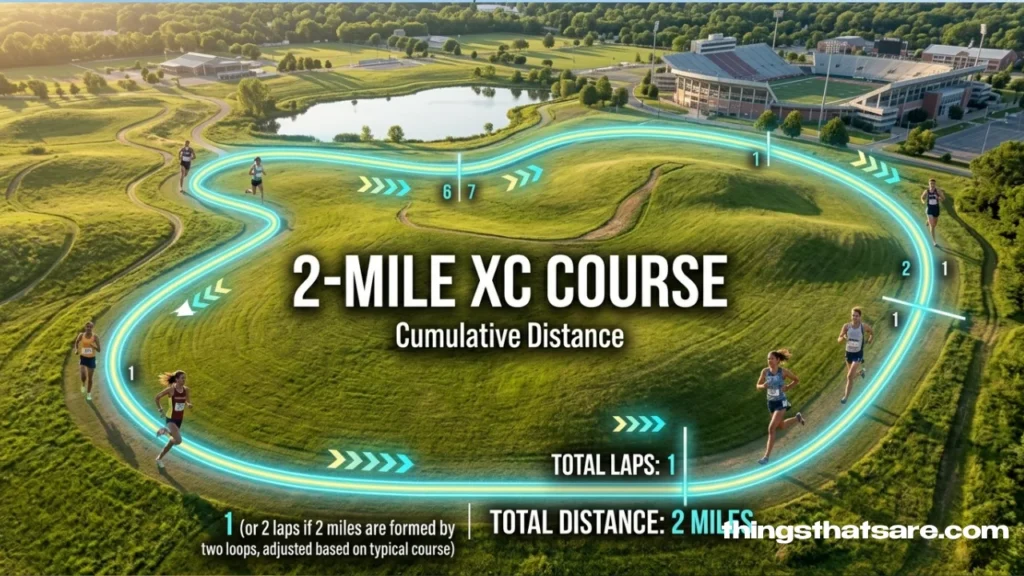 A standard cross-country course