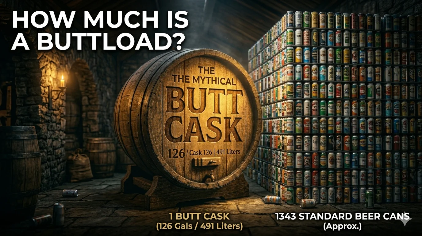Buttload Measurement Explained: How Much Is a Buttload Really? 🤯