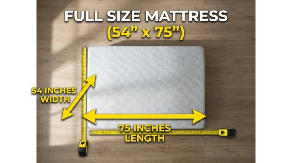 Full Size vs Other Mattress Sizes — Complete Comparison Chart