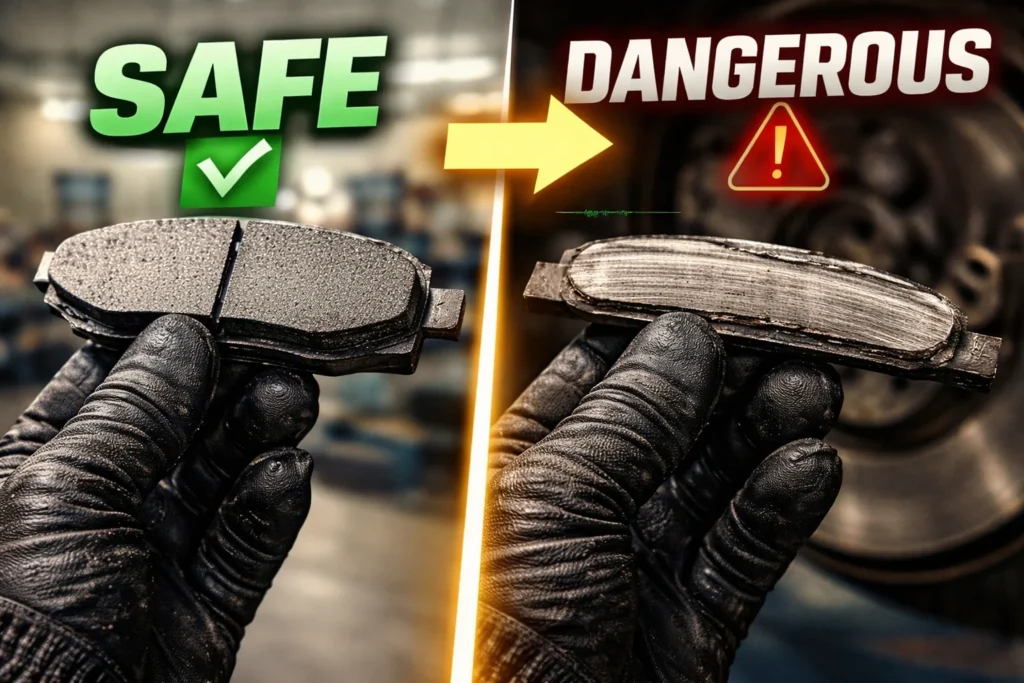New vs. Worn Brake Pads — What's the Difference?