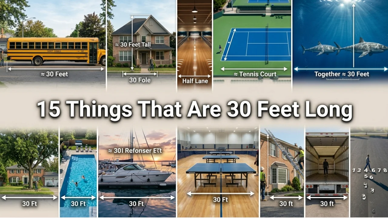 15 Things That Measure 30 Feet Long or Are Big 2026