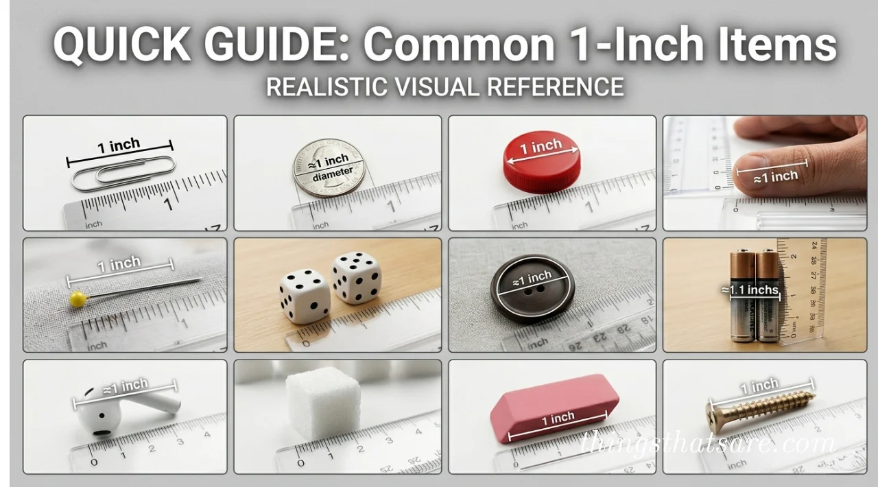 13 Things That Are 1 Inch Long (Simple Real-Life Size Guide)