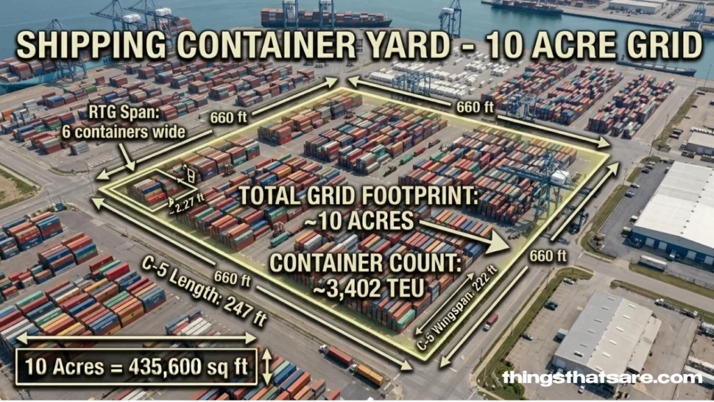 Shipping Container Yard at the Port of Long Beach