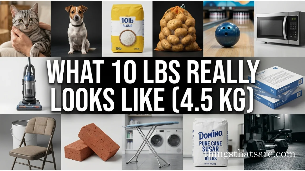 14 Everyday Items That Weigh 10 Pounds (You Probably Use Daily!)