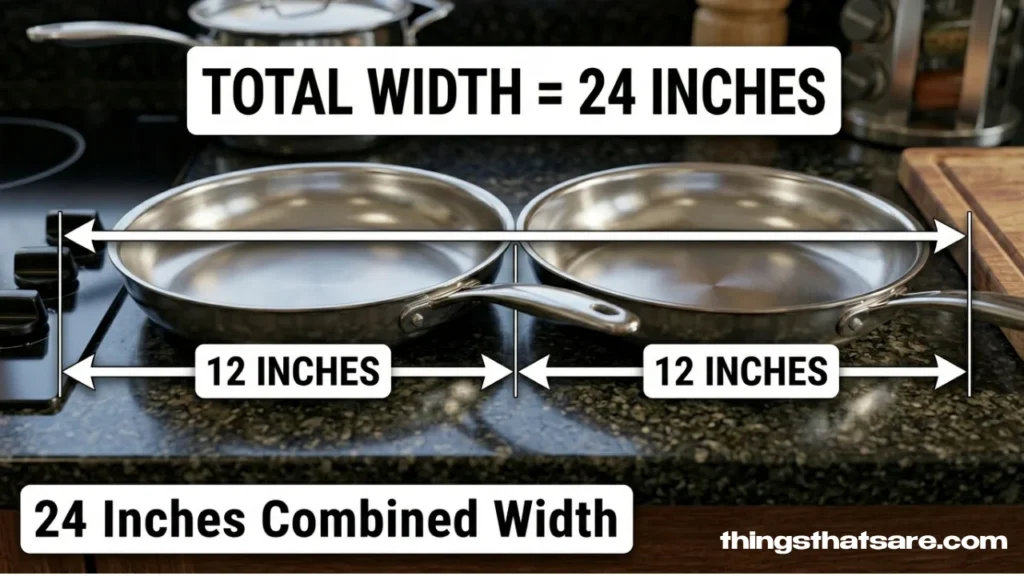 Two Standard 12-Inch Frying Pans