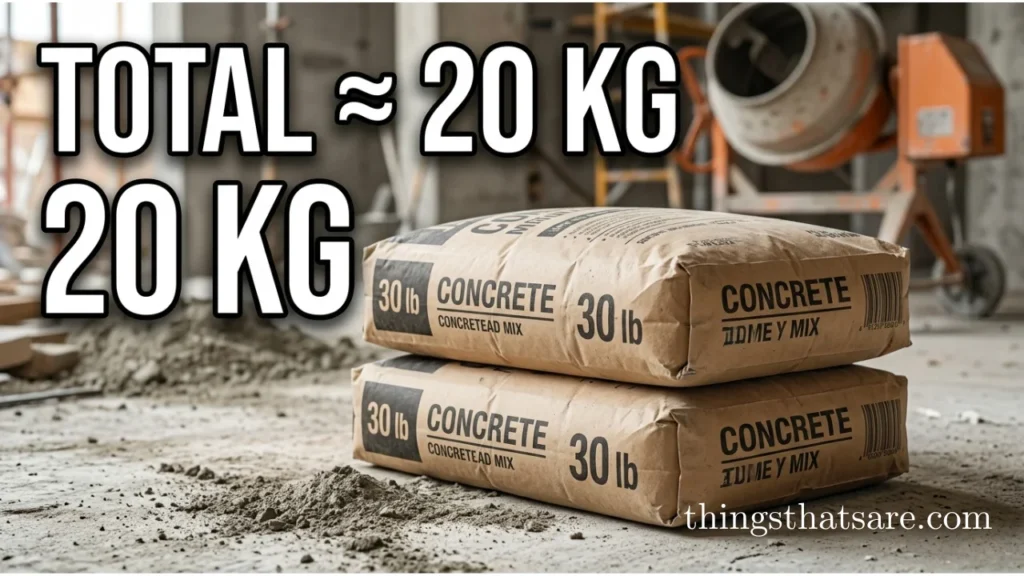 Things That Weigh Around 20 kg