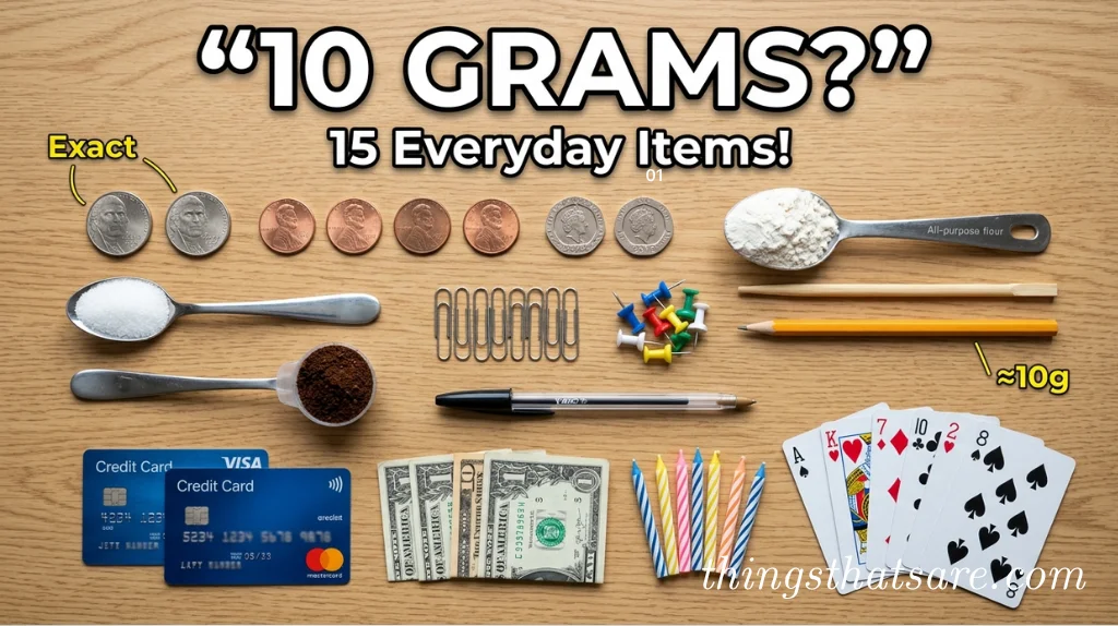 15 Everyday Items That Weigh 10 Grams (You'll Be Surprised!)