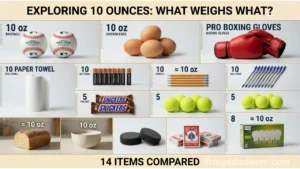 14 Common Items That Weigh 10 Ounces – Real-Life Size Comparisons