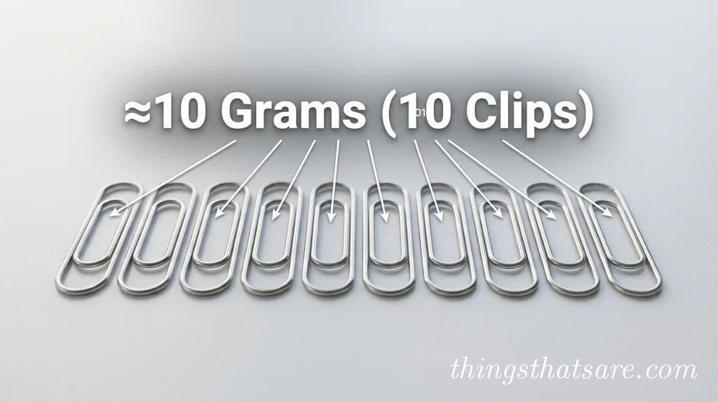  Items That Weigh 10 Grams 