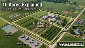 Things That Measure 10 Acres: 15 Real-Life Size Comparisons